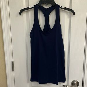 Lululemon cool racerback tank, blue, size 6